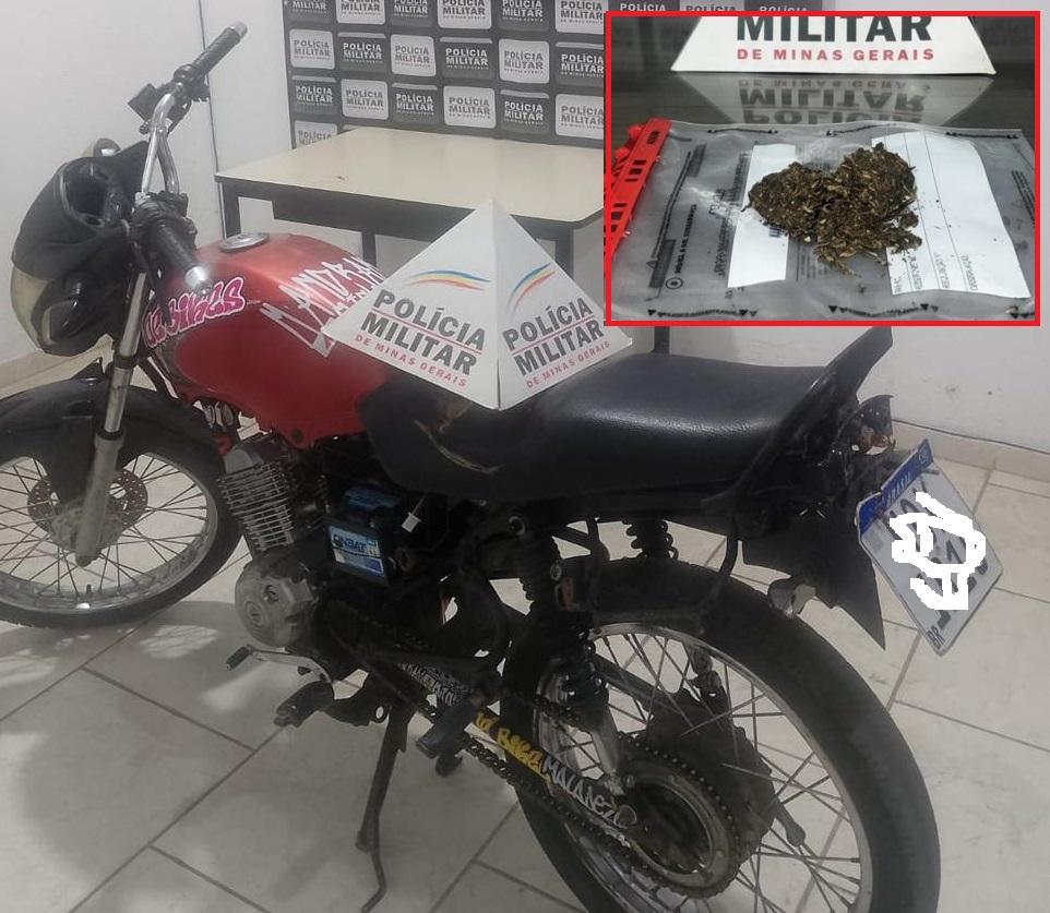 PRISÃO EM FLAGRANTE EM TUMIRITINGA: SUSPEITO DE TRÁFICO É DETIDO COM DROGAS E MOTO ADULTERADA