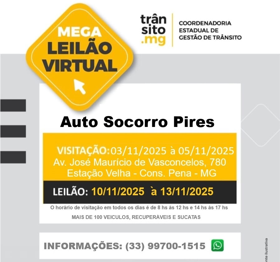 Mega Leilão Online – Veículos Conservados e Sucatas!  Não perca a chance de arrematar seu veículo com preços imperdíveis!