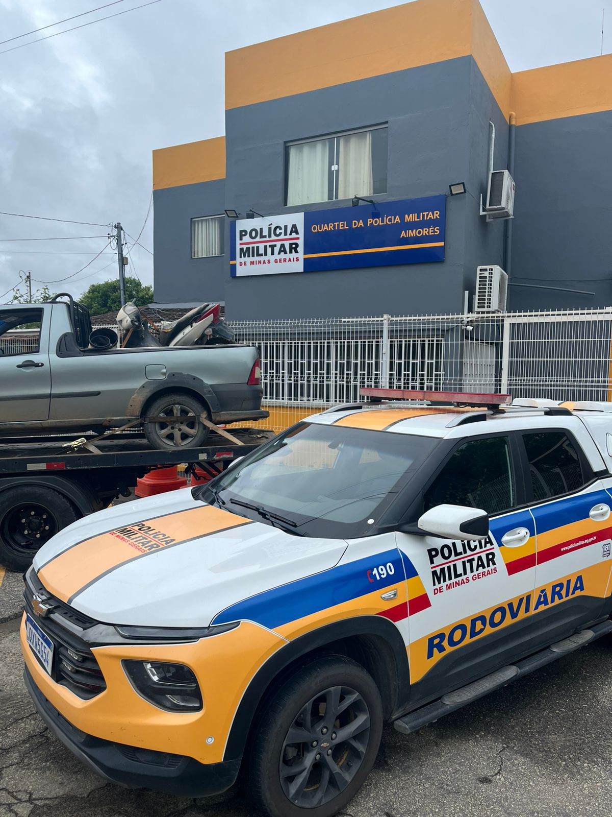 OPERAÇÃO “DIVISA SEGURA MG” APREENDE MOTONETA ADULTERADA NA BR-259 : VEÍCULO TINHA CHASSI MODIFICADO