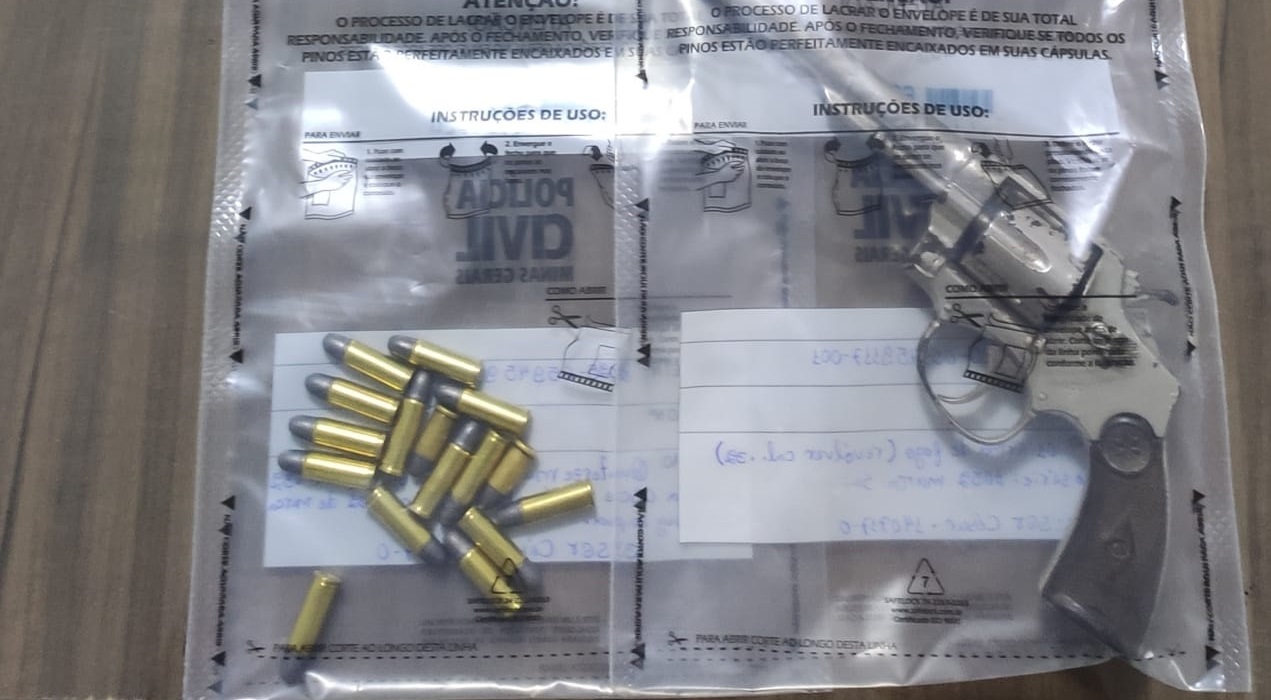 BRIGA DE CASAL TERMINA COM APREENSÃO DE ARMA DE FOGO E PRISÃO