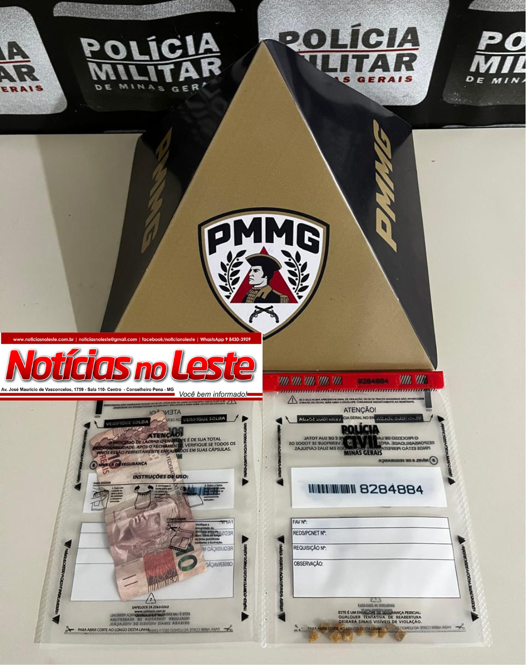 HOMEM É DETIDO COM DROGAS EM SÃO GERALDO DE TUMIRITINGA