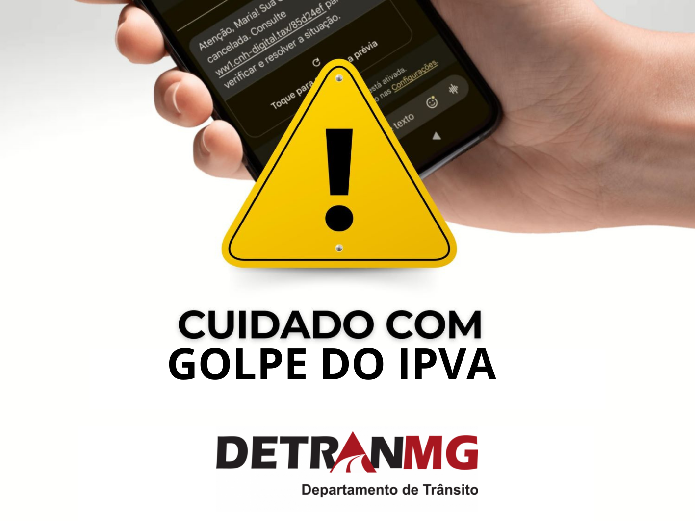 ⚠️ ALERTA DE GOLPE – PAGAMENTO DO IPVA ⚠️