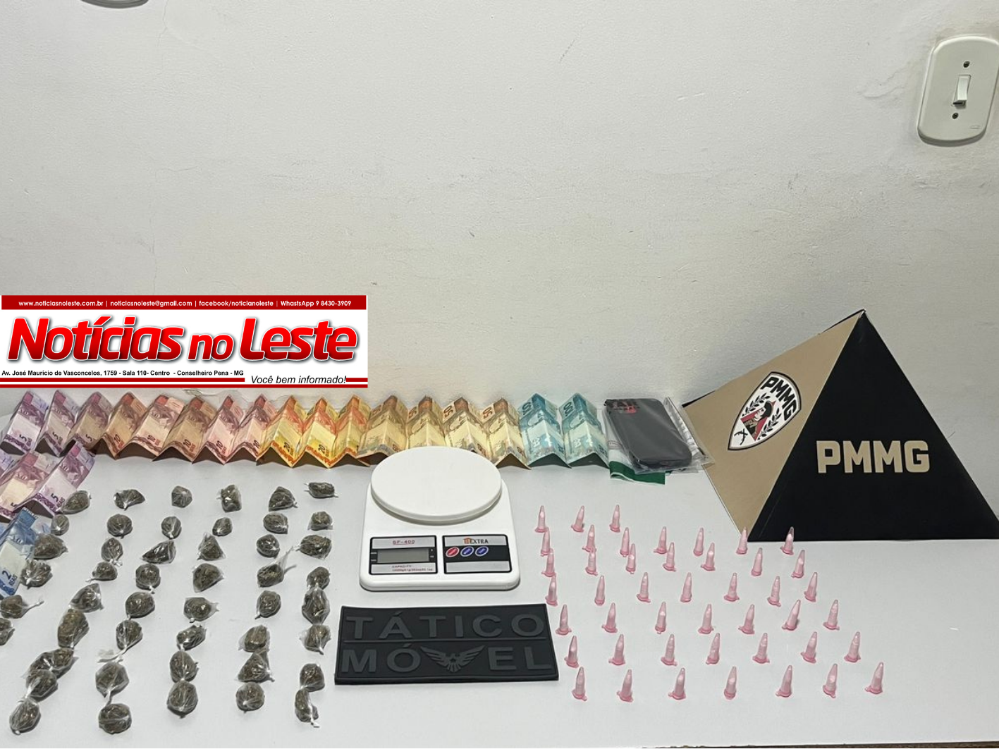 OPERAÇÃO NA DIVISA RESULTA EM PRISÃO E APREENSÃO DE DROGAS EM MANTENA