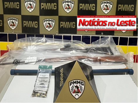 OPERAÇÕES DA PM RESULTAM EM APREENSÃO DE ARMAS E MUNIÇÕES EM DIFERENTES LOCAIS