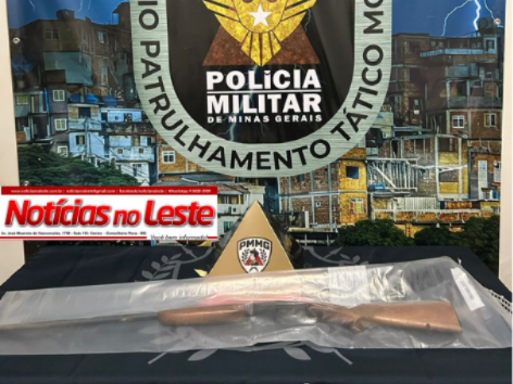 ARMA DE FOGO É LOCALIZADA EM ZONA RURAL