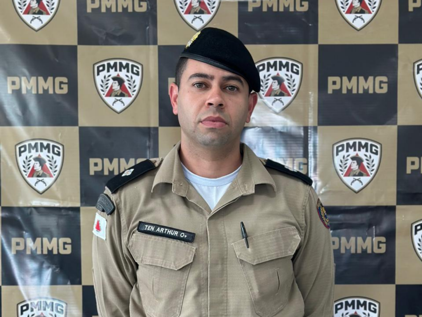 NOVO COMANDANTE DO 3º PELOTÃO DA  POLÍCIA MILITAR DE CONSELHEIRO PENA:  TEN. ARTHUR FÉLIX VELAME