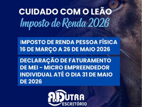 ESCRITÓRIO JACKSON DUTRA INFORMA: