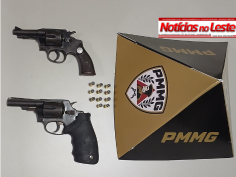 AÇÃO DA PM TERMINA COM APREENSÃO DE ARMAS APÓS TENTATIVA DE FUGA DE ADOLESCENTES.