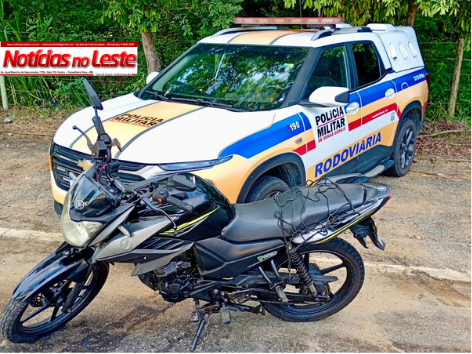 MOTOCICLETA COM SINAIS ADULTERADOS É APREENDIDA DURANTE FISCALIZAÇÃO EM RODOVIA.