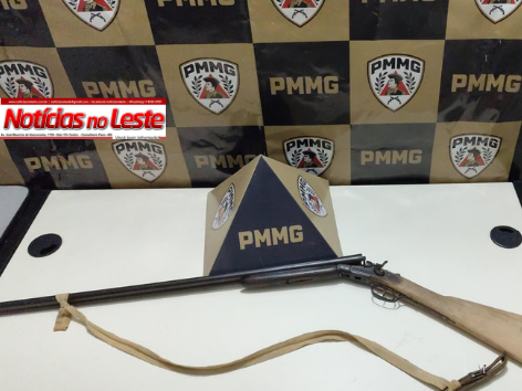 ARMA DE FOGO É LOCALIZADA EM ZONA RURAL APÓS DENÚNCIA.