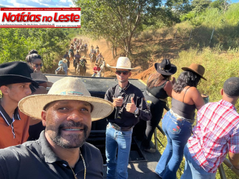 CAVALGADA REÚNE GRANDE PÚBLICO E MOVIMENTA EVENTO COM ALMOÇO COLETIVO.