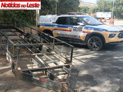 REBOQUE COM IDENTIFICAÇÃO ADULTERADA É APREENDIDO EM OPERAÇÃO NA BR-259.