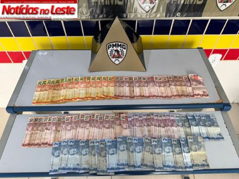 DINHEIRO SUSPEITO DE SER PRODUTO DE CRIME É ENTREGUE À POLÍCIA.