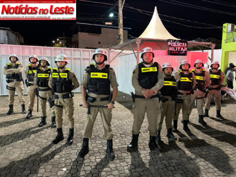 FORTE ESQUEMA DE SEGURANÇA GARANTE TRANQUILIDADE EM FESTA POPULAR.