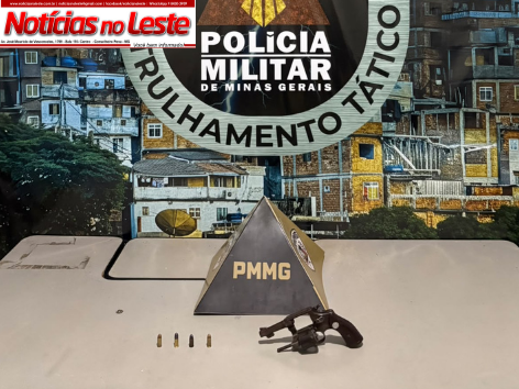 SUSPEITO FOGE PARA ÁREA DE MATA E ABANDONA REVÓLVER MUNICIADO ÀS MARGENS DO RIO DOCE. SUSPEITO FOGE PARA ÁREA DE MATA E ABANDONA REVÓLVER MUNICIADO ÀS MARGENS DO RIO DOCE.