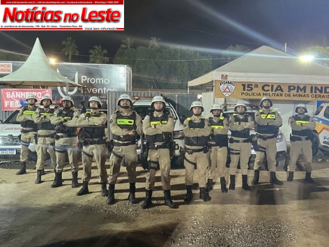 POLÍCIA MILITAR REFORÇA SEGURANÇA NO PRIMEIRO DIA DA 44ª EXPOSIÇÃO AGROPECUÁRIA.