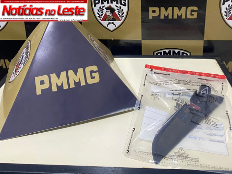 HOMEM É ABORDADO APÓS SER VISTO COM FACA NAS MÃOS DURANTE PATRULHAMENTO.