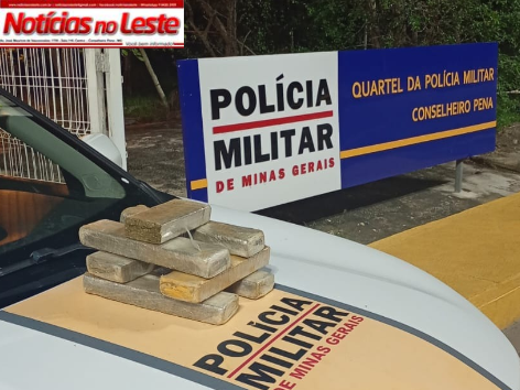 MOTOCICLISTA DISPENSA SACO COM SETE BARRAS DE MACONHA DURANTE FISCALIZAÇÃO NA BR-259.
