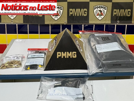 HOMEM É PRESO COM PISTOLA 9 MM, TRÊS CARREGADORES E 32 MUNIÇÕES.
